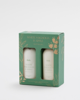 White Magnolia & Apple Wash & Lotion Duo Set 500ml Lush?Botanical
