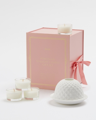 Set of 4 Tealight Candles - Tea Room