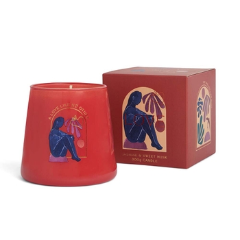 Jasmine &amp; Sweet Musk Love 1 Wick Scented Candle 350g