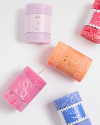 Cherry Blossom & Musk Osaka Scented Pillar Candle