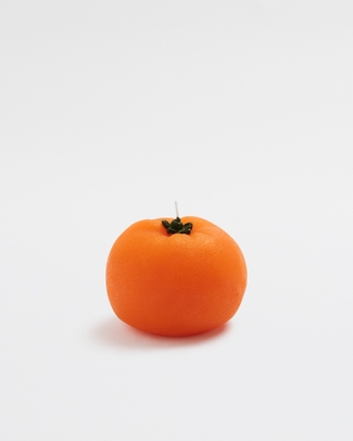 Orange Large Unscented Candle
