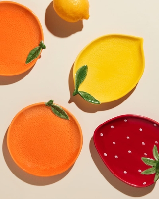 Orange Side Plate