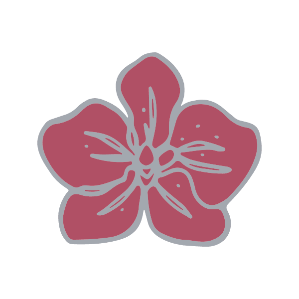 Aquarius Zodiac Flower Icon